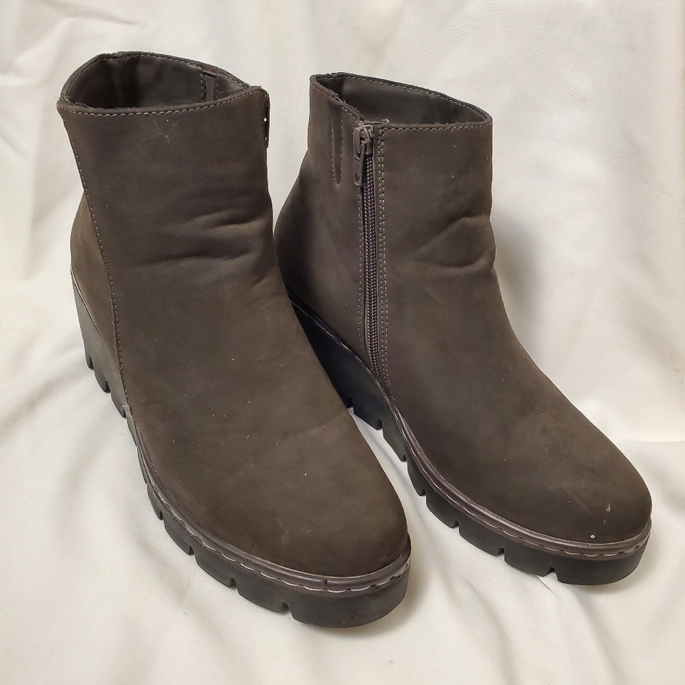 Nautica Laurette Ankle Wedge Boots